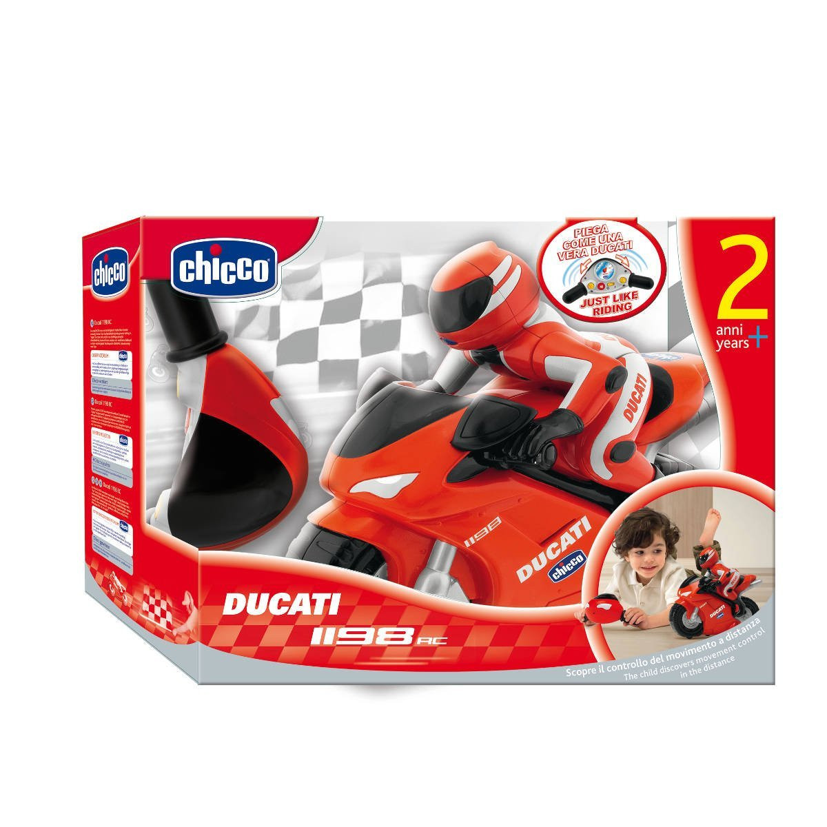 Chicco Ducati 1198, Moto Teledirigida