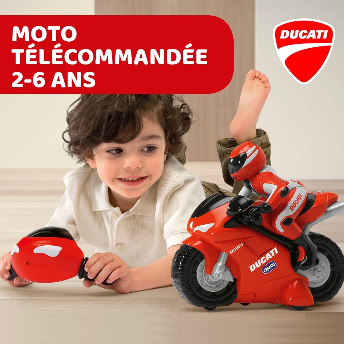 Chicco Ducati 1198, Moto Teledirigida - Imagen 4