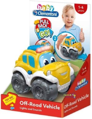 COCHE SAFARI RETROFRICCIÓN CON LUCES Y SONIDOS