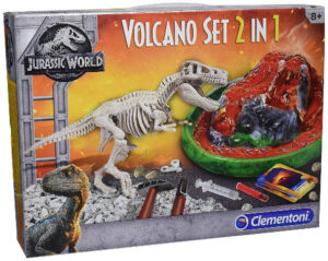 JURASSIC WORLD - ARQUEOJUGANDO T-REX Y VOLCÁN