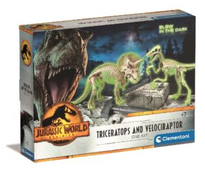 JURASSIC WORLD 3 TRICERATOPS Y VELOCIRAPTOR