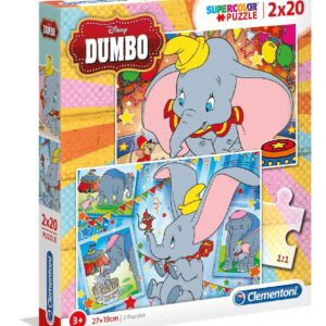 PUZZLE DUMBO 2X20 PIEZAS