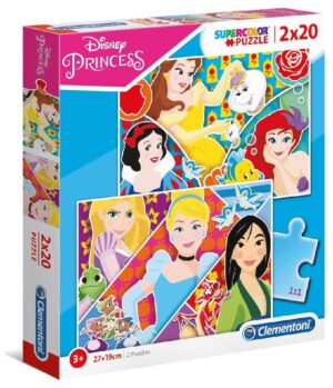 PUZZLE - MULTIPUZZLE: DISNEY PRINCESS 2X20 PCS