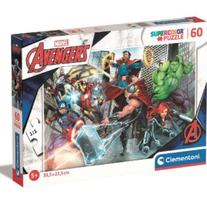 PUZZLE MARVEL AVENGERS - 60 PIEZAS - SUPERCOLOR