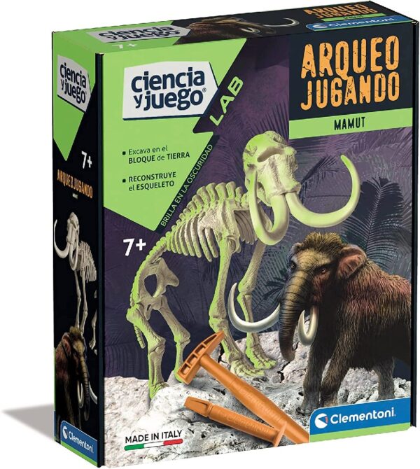 ARQUEOJUGANDO MAMUT FLUORESCENTE