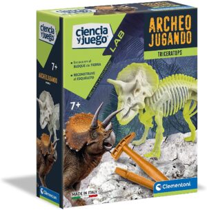 ARQUEOJUGANDO - TRICERATOPS FLUORESCENTE