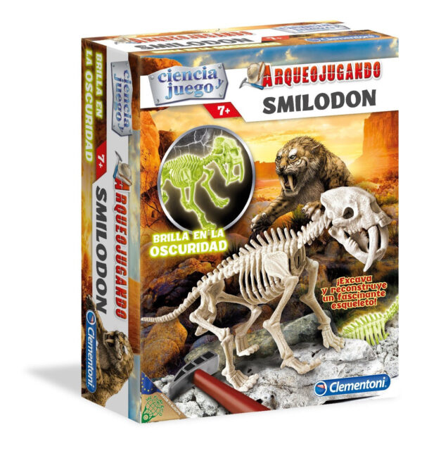 ARQUEOJUGANDO - SMILODON FLUORESCENTE