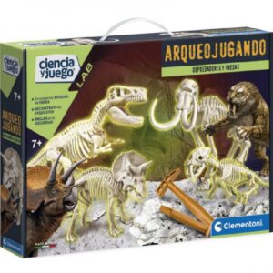 ARQUEO JUGANDO - DINO DEPREDADORES Y PRESAS - 4 EN 1 FLUORESCENTE