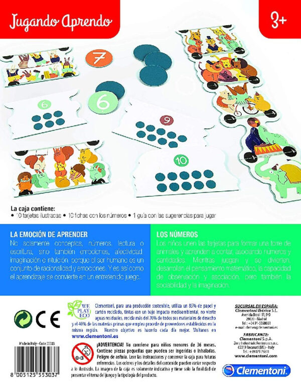 APRENDO LOS NUMEROS +3 AÑOS