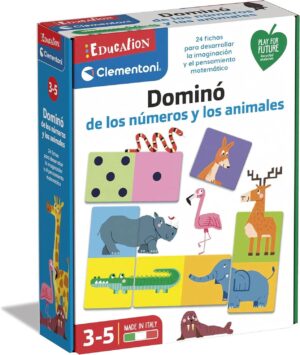 Dominó de los números y los animales