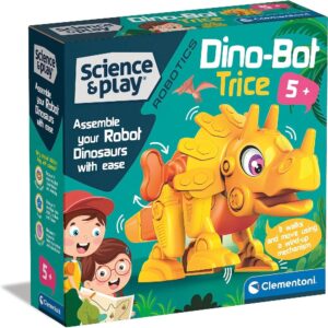 DINO BOT TRICERATOPS, SET DE ROBOT PARA MONTAR
