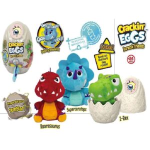 CRACKING EGGS-PELUCHE DINO SONIDOS HUEVO 26 CM-3/S