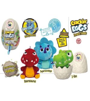 CRACKING EGGS-PELUCHE DINO SONIDOS HUEVO 26 CM-3/S