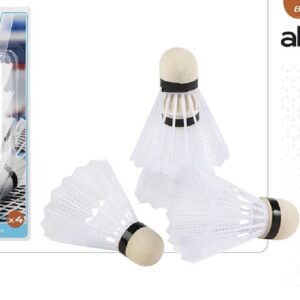 BLISTER 4 PLUMAS BADMINTON - AKTIVE SPORTS