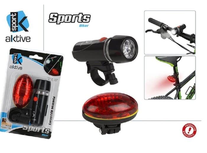 BLISTER LUCES LED BICICLETA - Imagen 1