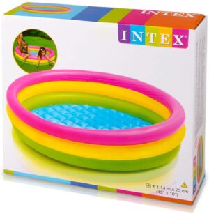 Piscina hinchable 3 aros sunset 114x25cm  131 l