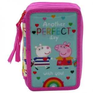 PLUMIER ESTUCHE PEPPA PIG TRIPLE