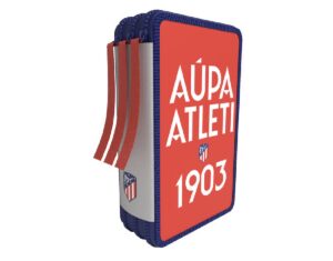 ESTUCHE PLUMIER 3 PISOS ATLETICO DE MADRID