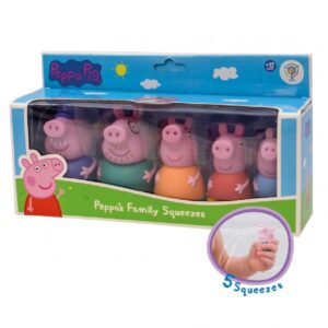PEPPA PIG: 5 FIGURAS DE BAÑOS (FAMILIA)