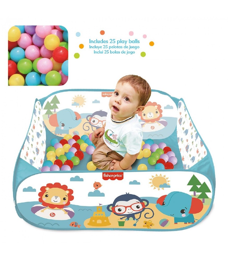 FISHER PRICE: PISCINA DE BOLAS CON 25 PELOTAS
