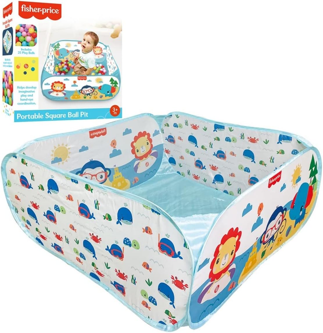 FISHER PRICE: PISCINA DE BOLAS CON 25 PELOTAS - Imagen 3