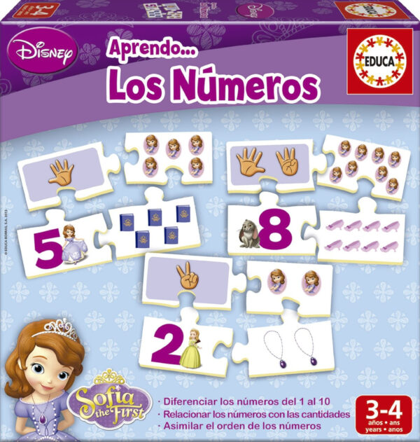 APRENDO LOS NUMEROS PRINCESA SOFIA
