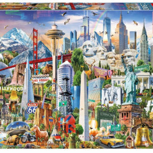 PUZZLE 1500 SIMBOLOS DE NORTE-AMERICA