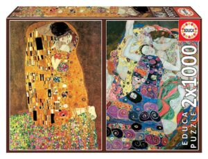 Puzzle 2x1000 gustav klimt