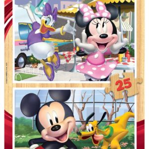 PUZZLE 2×25 PIEZAS MICKEY & FRIENDS