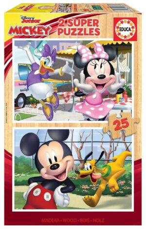 PUZZLE 2×25 PIEZAS MICKEY & FRIENDS