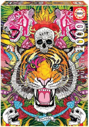 PUZZLE 1000 PIEZAS EXTASIS - TIGRE