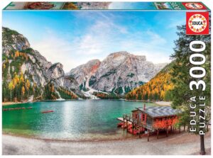 PUZZLE 3000 PZA LAGO BRAIES EN OTOÑO