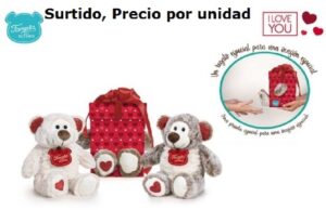 PELUCHE OSO I LOVE YOU 32CM CAJA REGALO