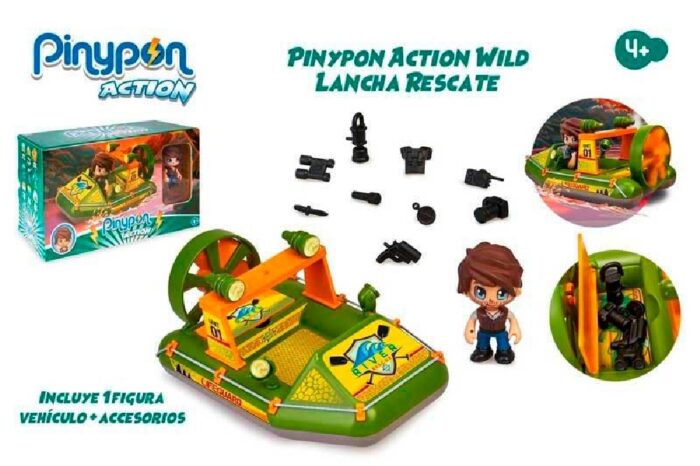PINYPON ACTION WILD LANCHA RESCATE - Imagen 2
