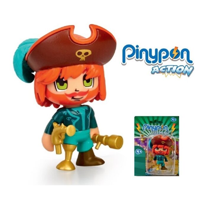 PINYPON ACTION -  FIGURA PIRATA PELIRROJO - Imagen 2