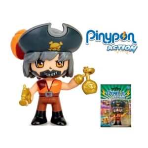 PINYPON ACTION -  FIGURA PIRATA PELO GRIS