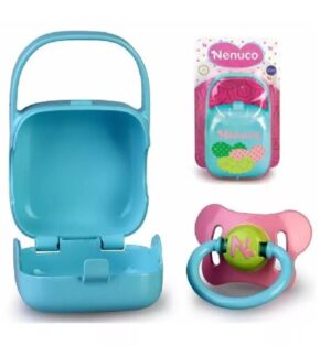 NENUCO CHUPETE Y PORTACHUPETES AZUL