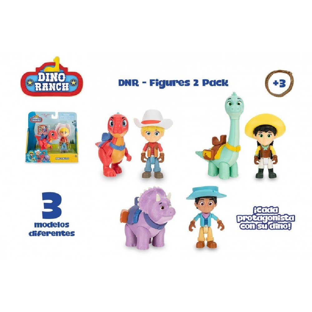 DINO RANCH PACK 2 FIGURAS SURTIDO - Imagen 2