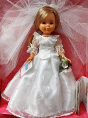 MUÑECA NANCY NOVIA CAJA ROSA DESCATAGOGADA FAMOSA