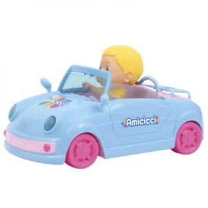 COCHE DESCAPOTABLE CICCIOBELLO AMICICCI CON MUÑECO
