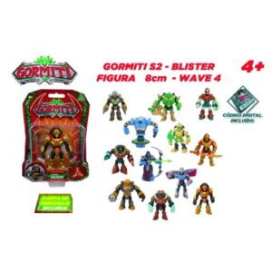 GORMITI S2 - BLISTER FIGURAS 8 CM  - WAVE 4 (varios modelos)