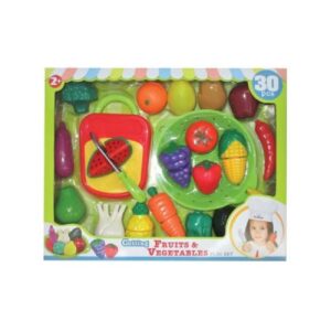 CAJA FRUTAS Y VERDURAS 30 PIEZAS