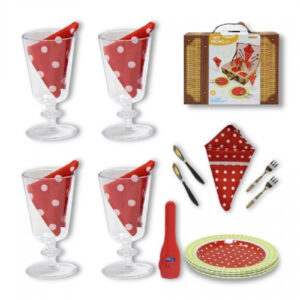 SET DE PICNIC 21 EN MALETIN PIEZAS