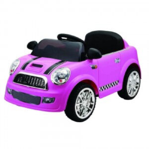 COCHE R/C 6V ROSA BATERIA Y CARGADOR