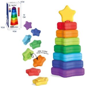 PIRÁMIDE ENCAJABLES ESTRELLA INFANTIL PEQUEÑA