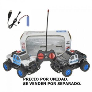 COCHE PICK UP POLICA R/C 1:22 CARGADOR USB