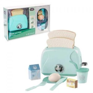 TOSTADORA DE JUGUETE CON COMPLEMENTOS