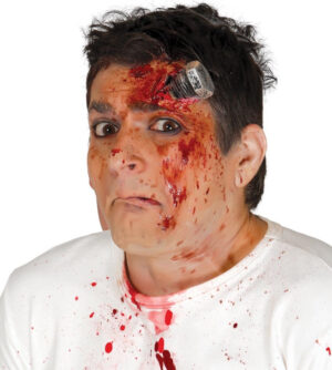 CICATRIZ TORNILLO CON SANGRE Y CON ADHESIVO