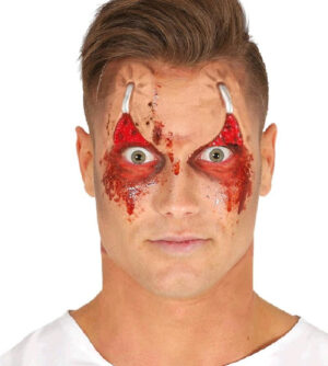 2 CICATRICES PARPADOS GRAPADOS LATEX