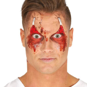 2 CICATRICES PARPADOS GRAPADOS LATEX